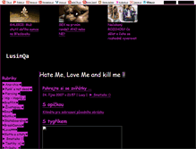 Tablet Screenshot of lusy-love.blog.cz