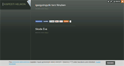 Desktop Screenshot of kispestihelikon.blog.hu