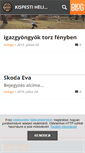 Mobile Screenshot of kispestihelikon.blog.hu