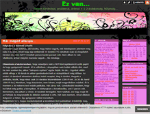 Tablet Screenshot of ez-van.blog.hu