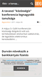 Mobile Screenshot of ebiz.blog.hu