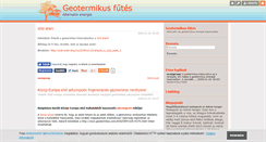 Desktop Screenshot of geotermikusfutes.blog.hu