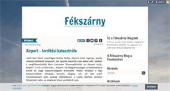 Desktop Screenshot of fekszarny.blog.hu