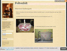 Tablet Screenshot of foltonfolt.blog.hu