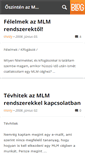 Mobile Screenshot of mlmvalosag.blog.hu