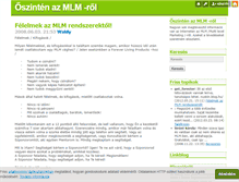 Tablet Screenshot of mlmvalosag.blog.hu