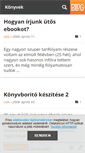 Mobile Screenshot of konyvlelde.blog.hu