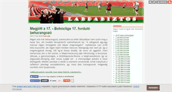 Desktop Screenshot of labdabiztos.blog.hu