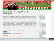 Tablet Screenshot of labdabiztos.blog.hu