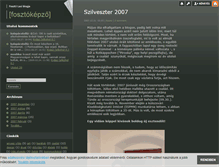 Tablet Screenshot of foszto.blog.hu