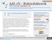 Tablet Screenshot of bohocdoktorok.blog.hu