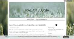 Desktop Screenshot of ikaljan.blog.hu
