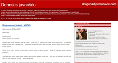 Desktop Screenshot of ddjermanovic.blog.rs