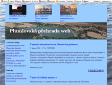Tablet Screenshot of plumlovskaprehrada.blog.cz
