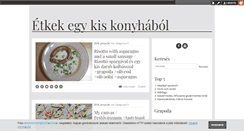 Desktop Screenshot of egykiskonyha.blog.hu