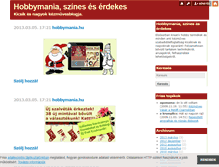 Tablet Screenshot of hobbymania.blog.hu