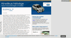 Desktop Screenshot of kinetikushetvege.blog.hu