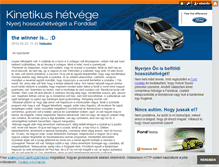 Tablet Screenshot of kinetikushetvege.blog.hu