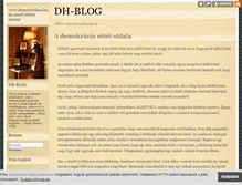 Tablet Screenshot of demokratikus.blog.hu