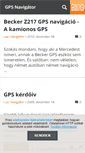 Mobile Screenshot of gpsnavigator.blog.hu