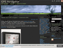 Tablet Screenshot of gpsnavigator.blog.hu