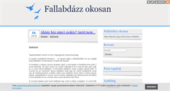 Desktop Screenshot of fallabda.blog.hu