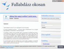 Tablet Screenshot of fallabda.blog.hu