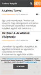 Mobile Screenshot of lelenckutyak.blog.hu
