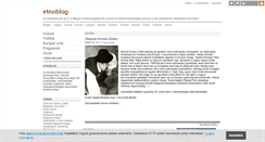 Desktop Screenshot of etno.blog.hu