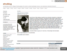 Tablet Screenshot of etno.blog.hu