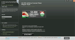 Desktop Screenshot of online-poker.blog.hu