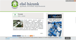 Desktop Screenshot of elsohazunk.blog.hu