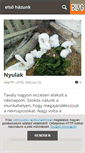 Mobile Screenshot of elsohazunk.blog.hu