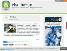 Tablet Screenshot of elsohazunk.blog.hu