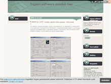 Tablet Screenshot of freewaresoftwarenews.blog.hu