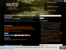 Tablet Screenshot of halvedo.blog.hu