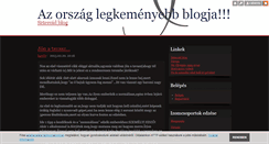 Desktop Screenshot of h4xor.blog.hu