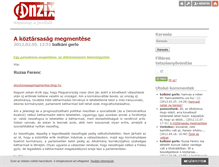 Tablet Screenshot of anzix.blog.hu