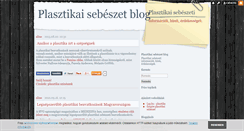 Desktop Screenshot of plasztikaisebeszet.blog.hu