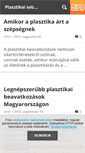 Mobile Screenshot of plasztikaisebeszet.blog.hu