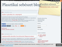 Tablet Screenshot of plasztikaisebeszet.blog.hu