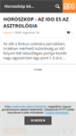 Mobile Screenshot of horoszkopkeszites.blog.hu