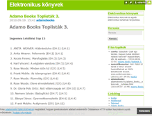 Tablet Screenshot of elektronikuskonyv.blog.hu