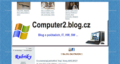 Desktop Screenshot of computer2.blog.cz