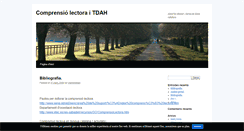 Desktop Screenshot of comprensiolectora-tdah.blog.cat