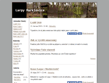 Tablet Screenshot of larmar.blog.cz