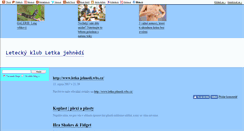 Desktop Screenshot of letkajehnedi.blog.cz