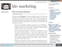 Tablet Screenshot of kkvmarketing.blog.hu