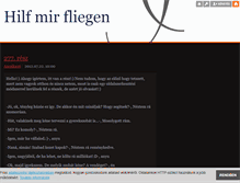 Tablet Screenshot of hilfmirfliegen.blog.hu