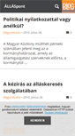 Mobile Screenshot of megyeimunka.blog.hu